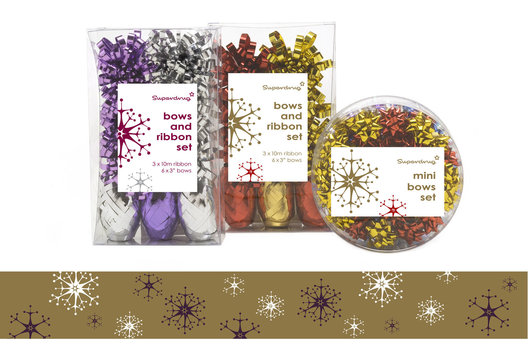 Packaging design, showing price differentiation, for a wide range of Christmas merchandise
and paper goods, including point of sale, Christmas decorations and homeware products. Client : Superdrug